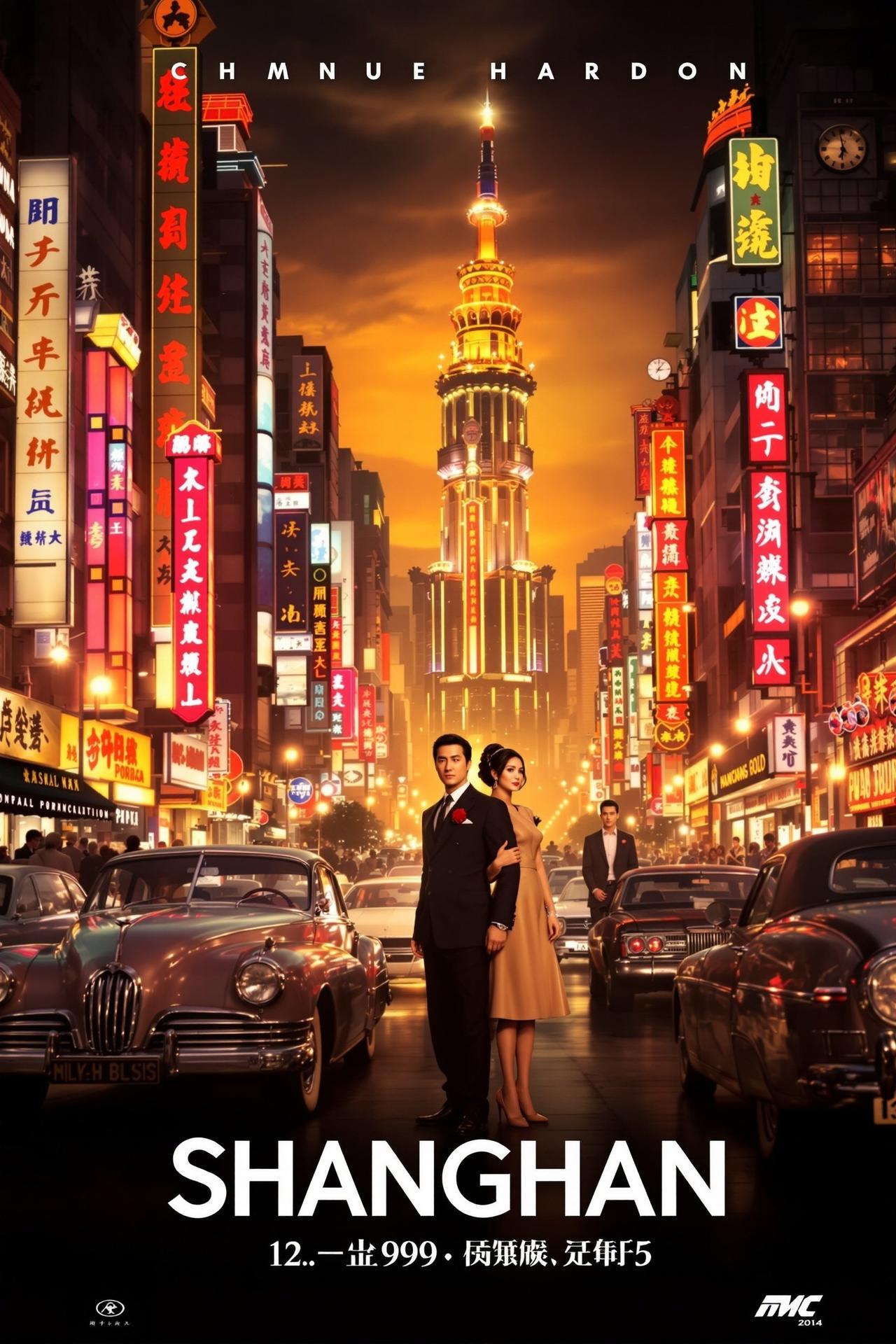 繁花(2023) 剧情影视海报 - 导演王家卫 - 荷花影院